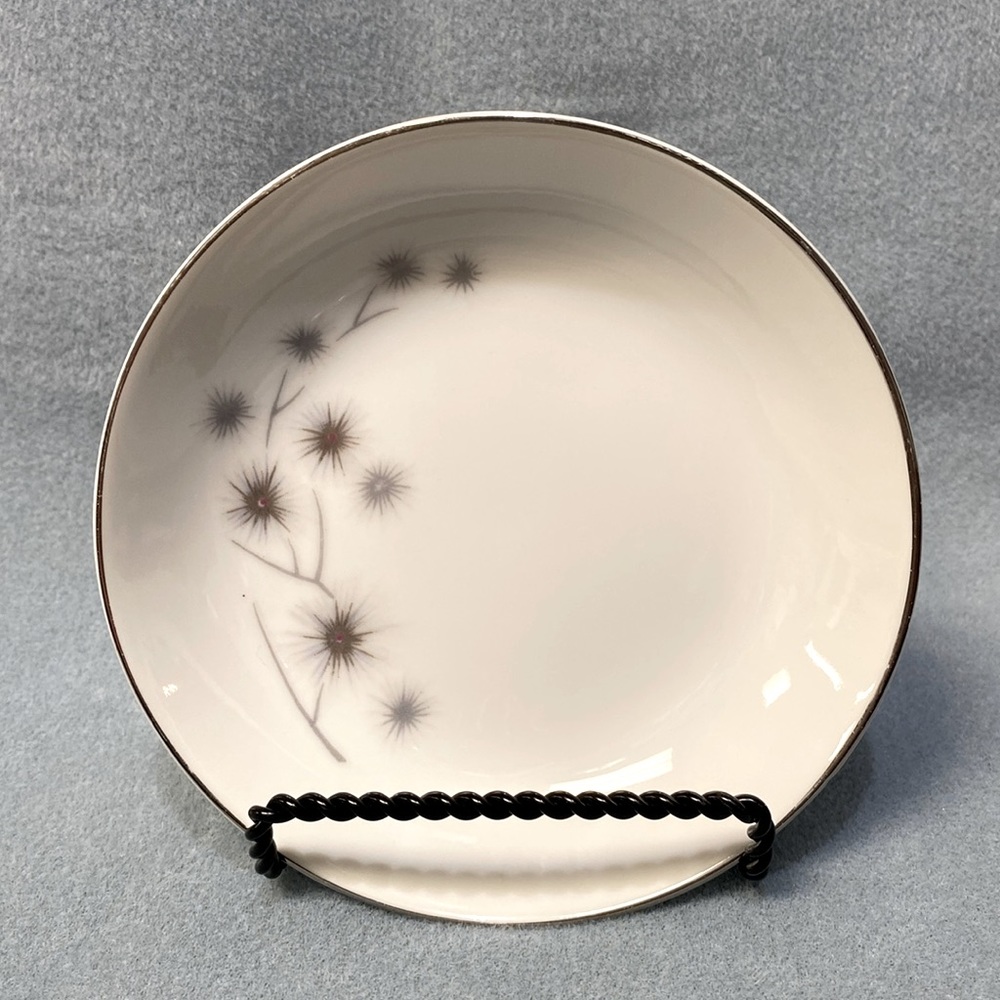 2-Creative Starburst Platinum Fine China Fruit-Dessert-Sauce Bowls 1014